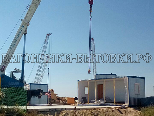 Монтаж модульного здания