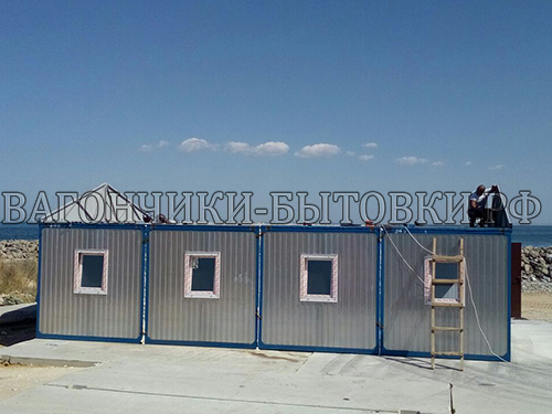 Монтаж модульного здания